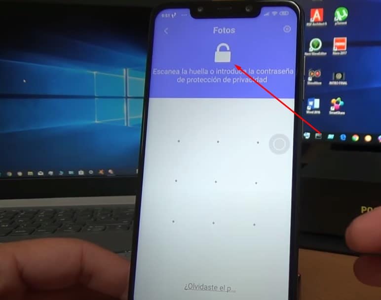 hide images with pattern